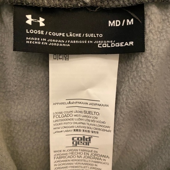 Under Armour Men’s Storm Grey Athletic Pants Medium - Picture 3 of 5